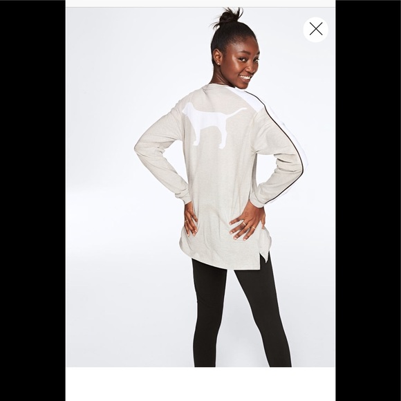 PINK Victoria's Secret Tops - PINK long sleeve campus tee